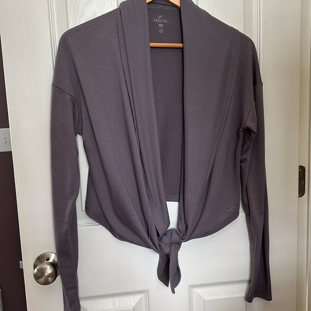 Freely Women’s Tie-Front Cardigan Size Small